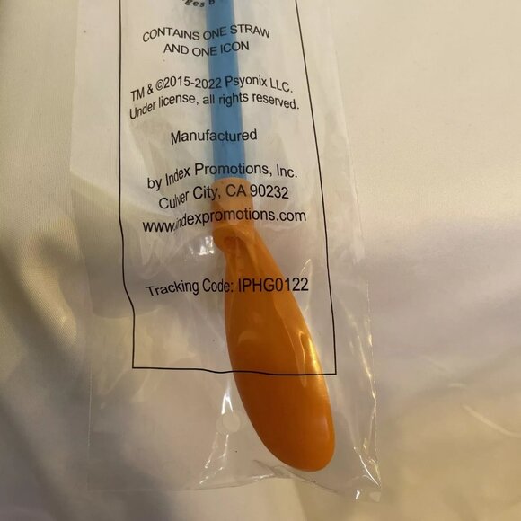 Rocket League Slurpee Cup Straws Set of 4 NEW in Package! Red Green Yellow Blue - Picture 14 of 14